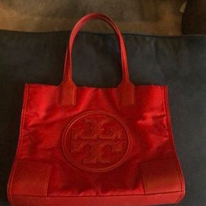 Tory Burch small  tote in red